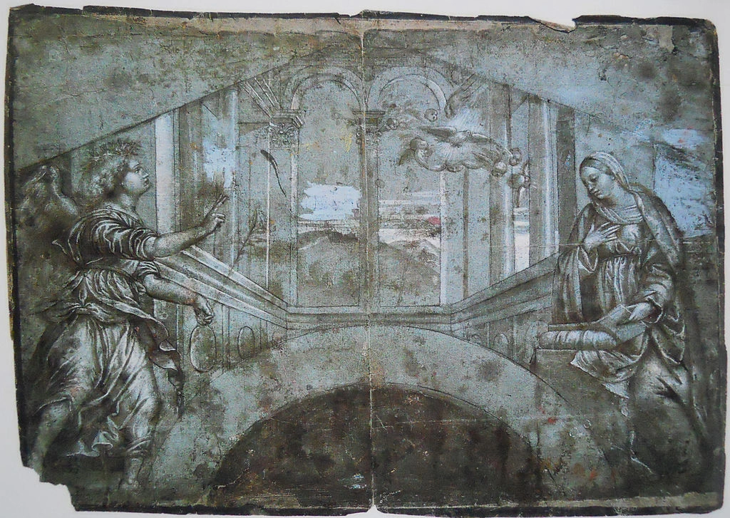 Il Moretto-217-Annunciazione-modello-Accademia Carrara-Bergamo